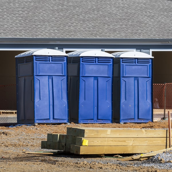 can i customize the exterior of the porta potties with my event logo or branding in Plainville Ohio